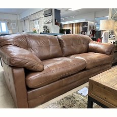 Scott 3 seater leather Sofa and Armchair
