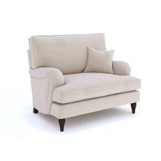 Utah Fabric Loveseat Cuddler Chair