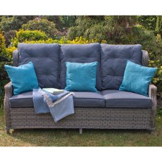 Reclining 3 Seater Garden Sofa