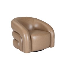 Cocoon Swivel Armchair Taupe