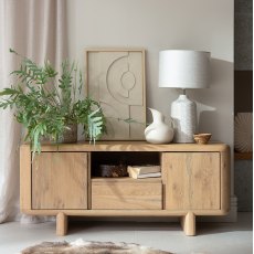 Flynn Oak TV Unit