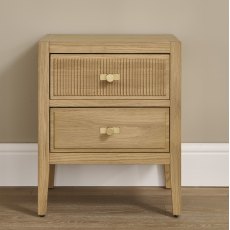 Lille 2 Drawer Bedside Table Lille 2 Drawer Bedside Table