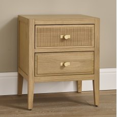 Lille 2 Drawer Bedside Table Lille 2 Drawer Bedside Table