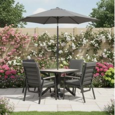 Tudor 4 Seat Reclining Dining Set