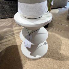 Bloomstone Side Table White