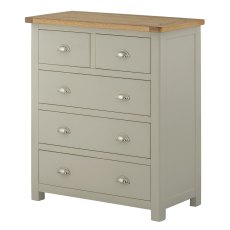 Paris Wooden 3+2 Chest of Drawers | Available in 5 colours