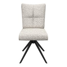 Rimini Swivel Dining Chair Ivory