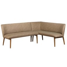 Spencer Corner Bench Left Facing Taupe