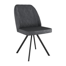 Franklin Swivel Dining Chair in Grey