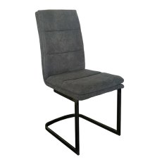 Franklin Cantilever Dining Chair in Grey