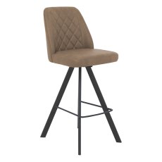 Franklin Swivel Bar Stool in Taupe