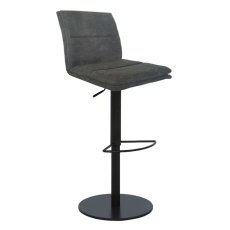 Franklin Swivel Adjustable Bar Stool in  Grey