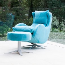 Fama Lenny Armchair and Footstool Fama Lenny Armchair and Footstool