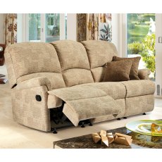 Nevada Standard 3 Seater Fabric Reclining Sofa