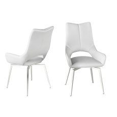 Spinello Swivel Dining Chair White