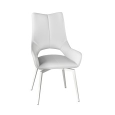 Spinello Swivel Dining Chair White Spinello Swivel Dining Chair White