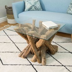 Branchwood Square Lamp Table Branchwood Square Lamp Table