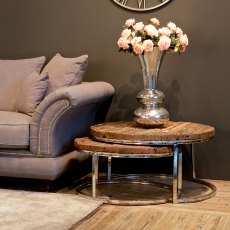 Kensington Set of Two Round Coffee Tables