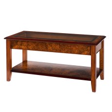 Walnut Collection Glass Top Lounge Coffee Table Walnut Collection Glass Top Lounge Coffee Table