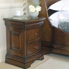 Normandie 3 Drawer Bedside