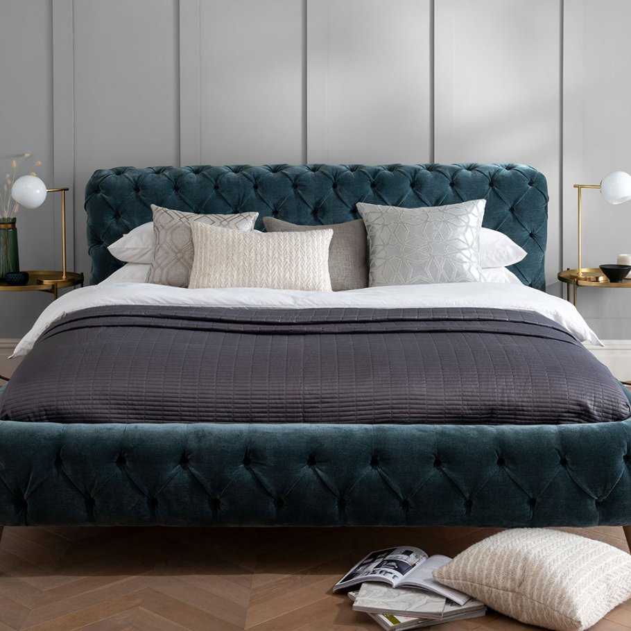 Clapham Upholstered Double Bedframe
