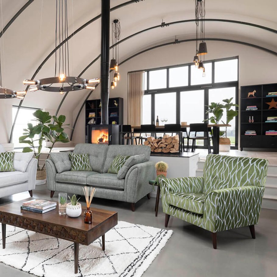Oceanna 2 Seater Fabric Sofa