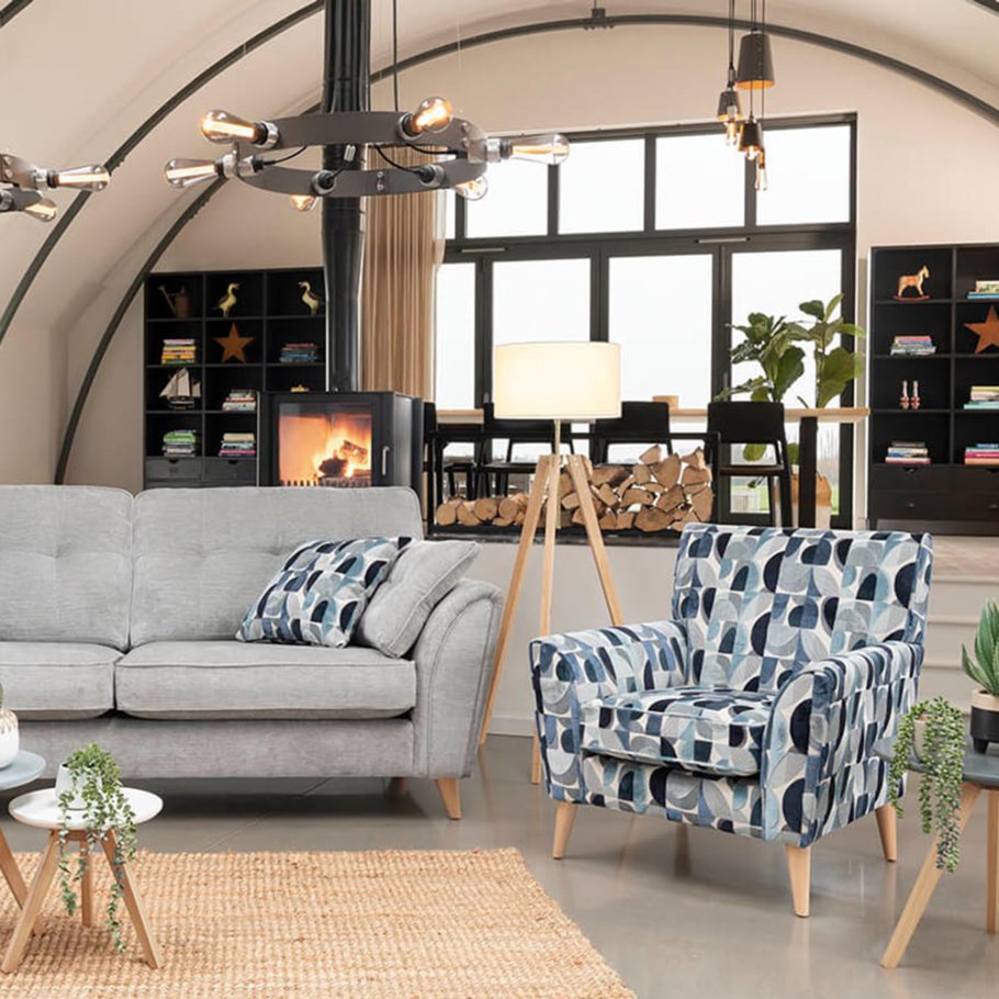 Oceanna Fabric Accent Armchair