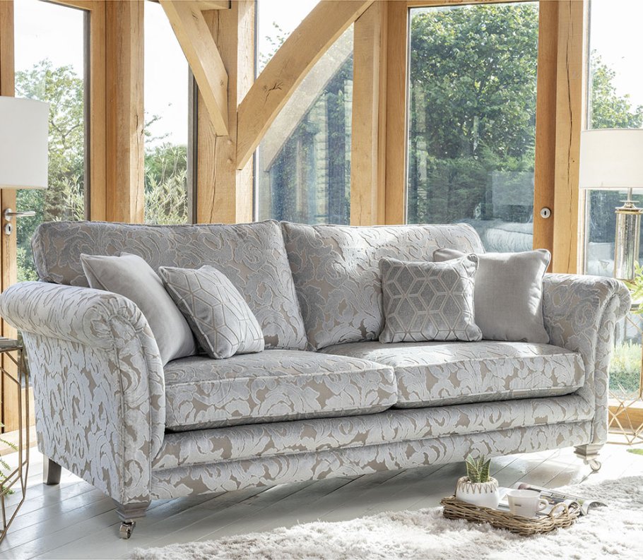 Lowry Grand 4 Seater Fabric Sofa