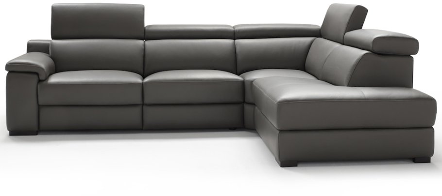 Riccardo Leather Large Corner Sofa