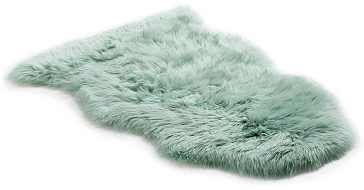 Sage Single Longwool Sheepskin Rug