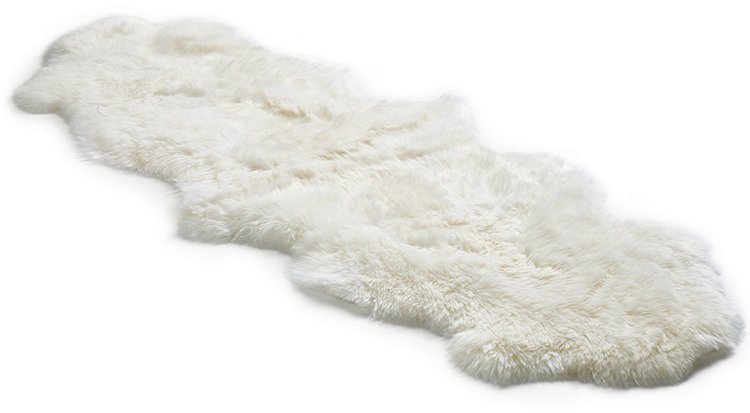 Ivory Double Longwool Sheepskin Rug