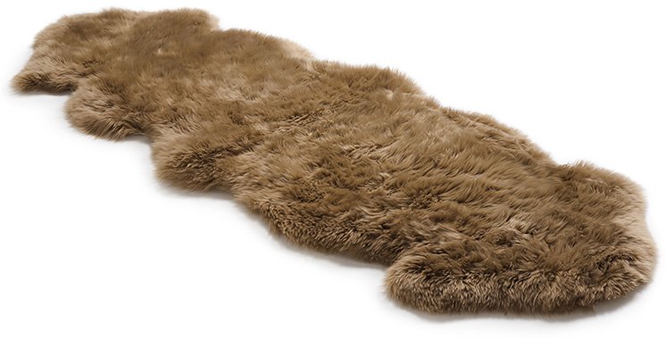 Latte Double Longwool Sheepskin Rug