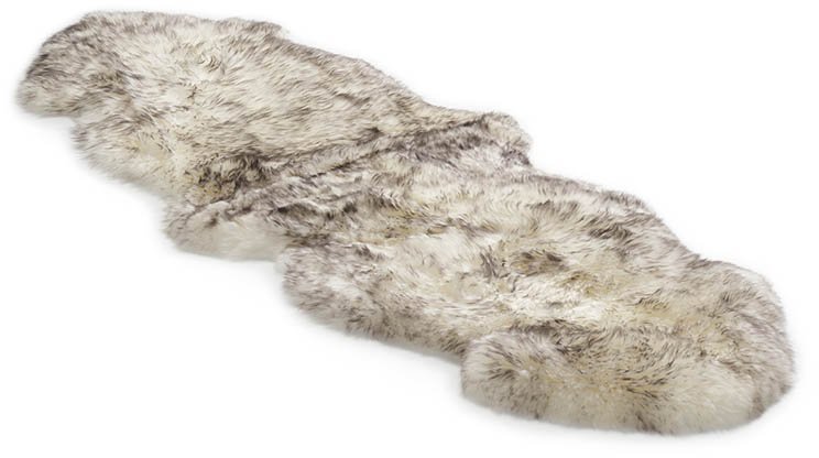 Wolftip Double Longwool Sheepskin Rug
