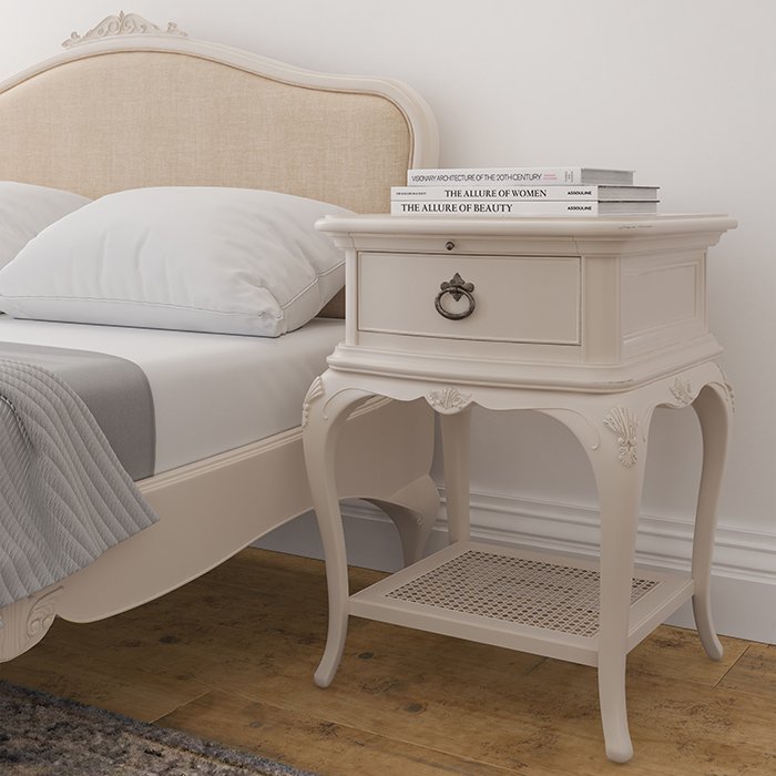 Paris 1 Drawer Bedside Table