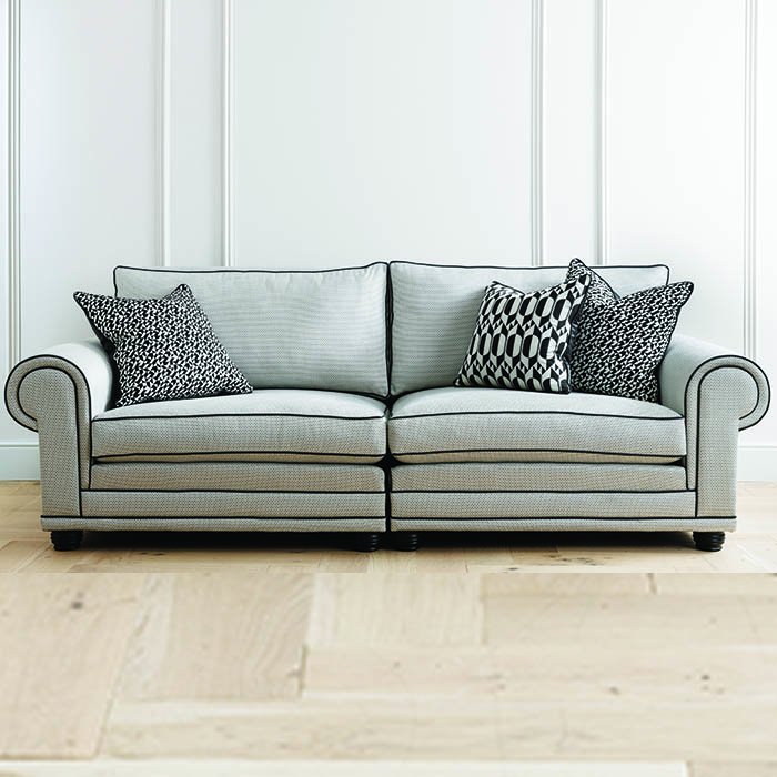Chicago 4 Seater Large Fabric Sofa