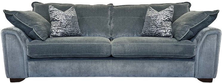 Riviera 3 Seater Fabric Sofa