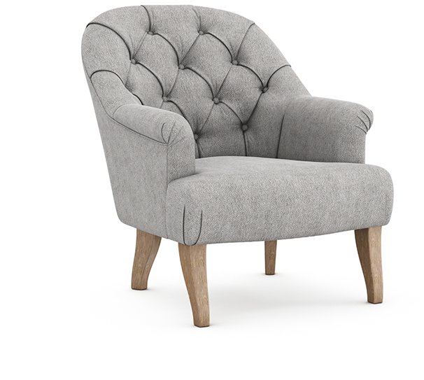 Bella Buttoned Accent Chair