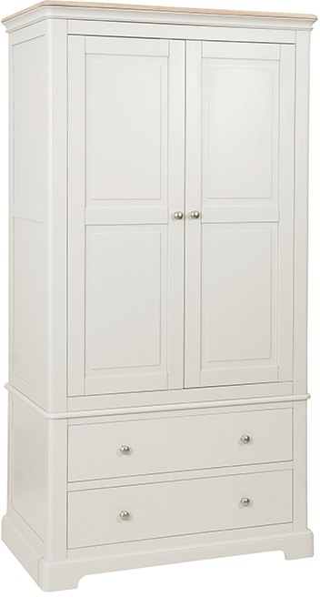 Hampton 2 Drawer Double Wardrobe