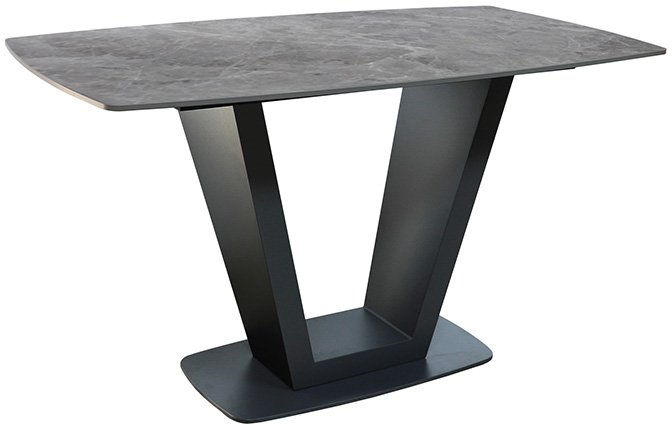 Apollo 135cm Compact Dining Table Grey