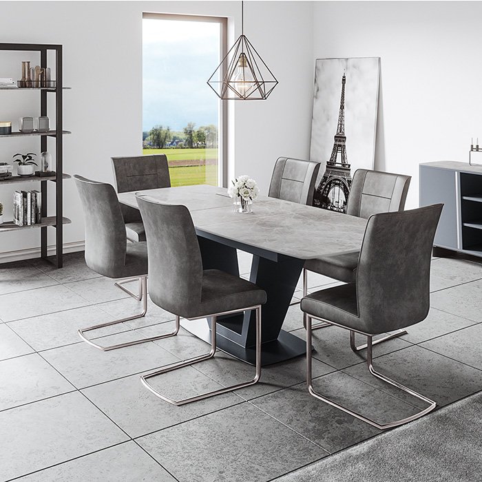 Apollo 180 220cm Extending Dining Table White