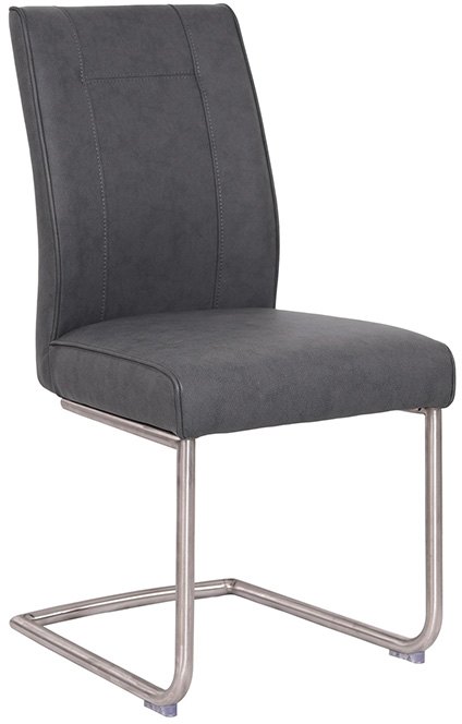 Apollo Dark Grey Contour Dining Chair