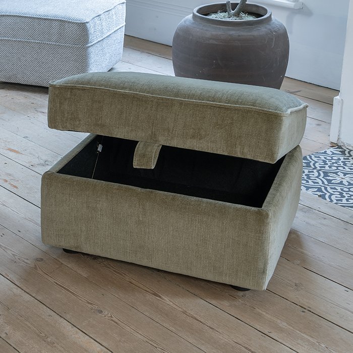 Evesham Fabric Storage Stool