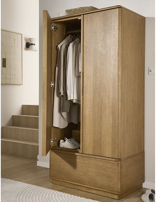 Wardrobe closet wood discount