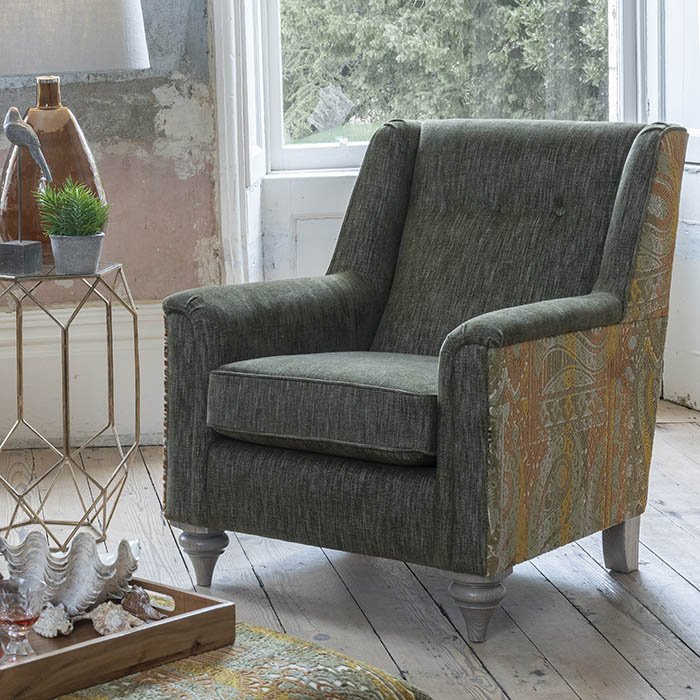 Darwin Fabric Accent Chair