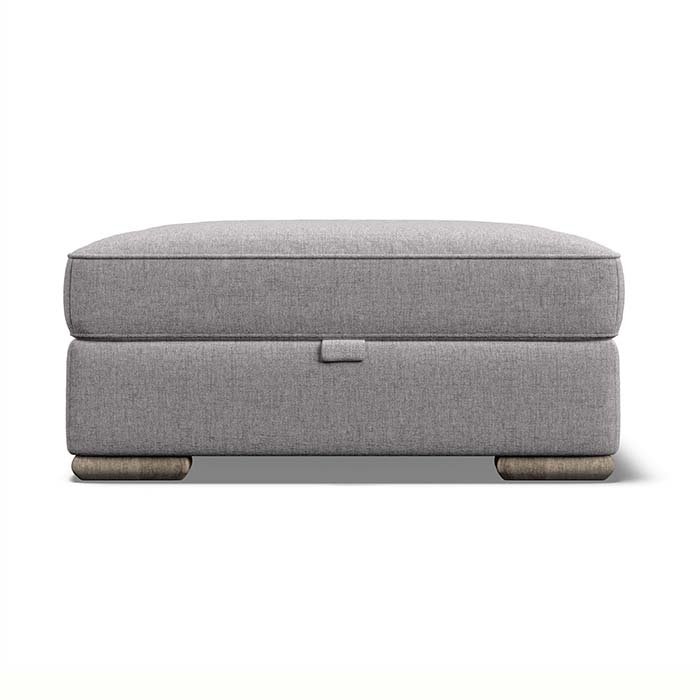 Zeus Fabric Large Storage Stool