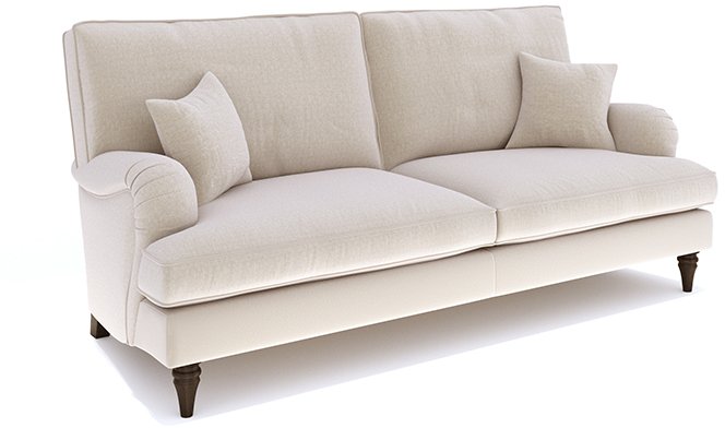 Utah Fabric 3 Seater Sofa