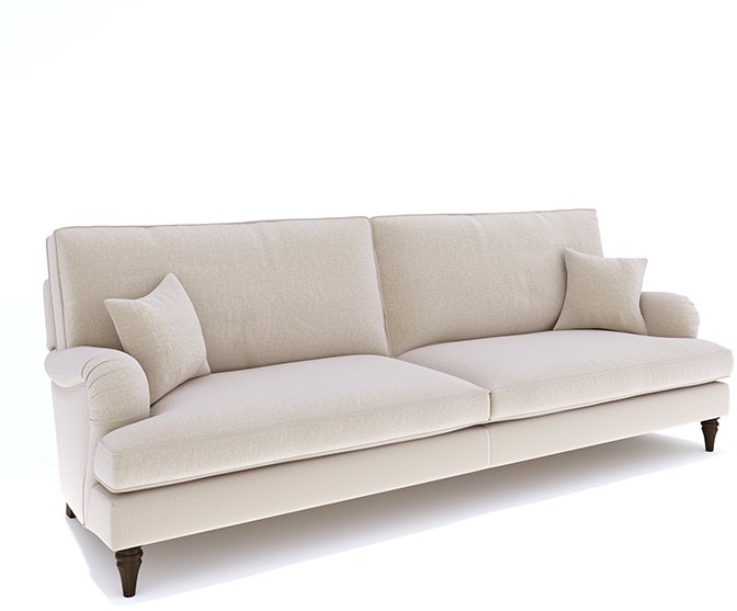 Utah Fabric 4 Seater Sofa