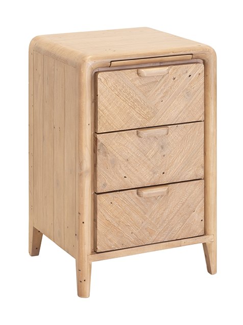 SMALL 3 DRAWER BEDSIDE