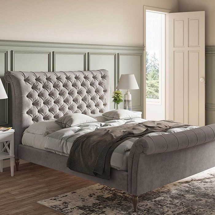 Jasper Superking Upholstered Bedframe