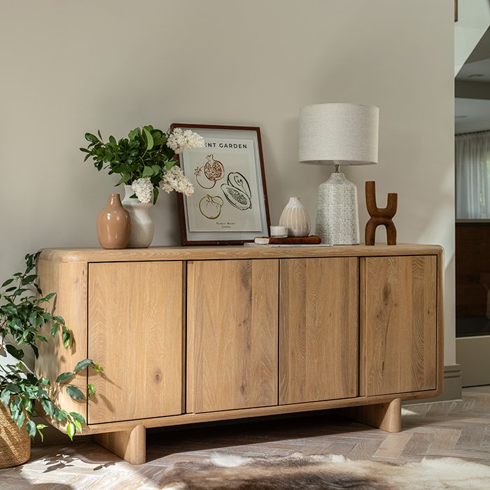 Flynn Oak Wide Sideboard Lees of Grimsby